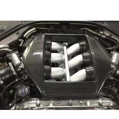 Real carbon fiber engine cover - real,