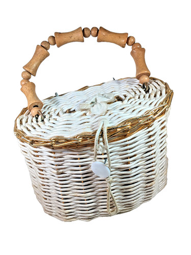 60s vtg small - small, straw