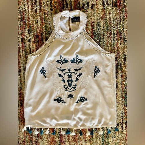 Upcycled blue white - blue,