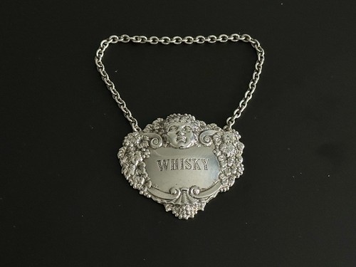 Solid silver bacchus cherub - silver,