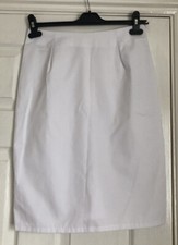 SALON/SPA/BEAUTY SKIRT WHITE