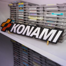 🎮 Konami Logo Sign –
