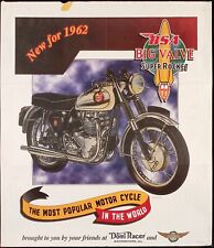 1962 BSA SUPER ROCKET - POSTER