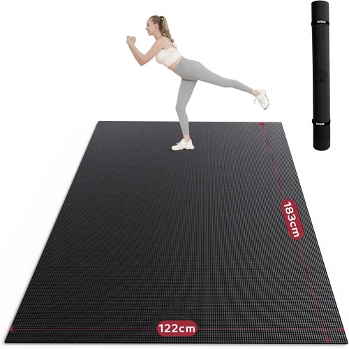Large yoga mat 183x122cm 8mm - mat,