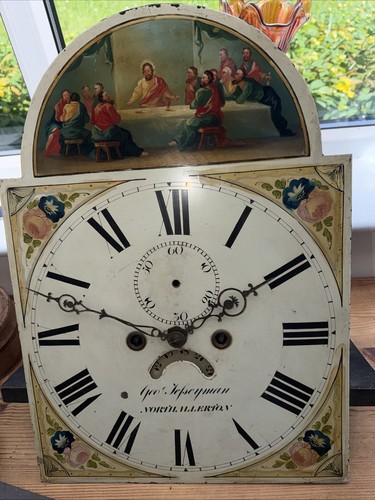 Long case clock - clock, face