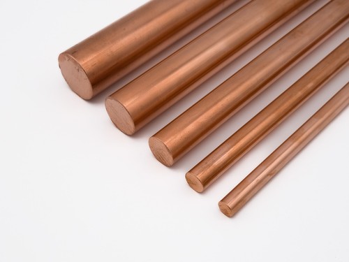 Copper rod cu99 round - round, bars