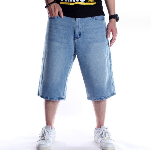 Mens denim shorts capri - denim,