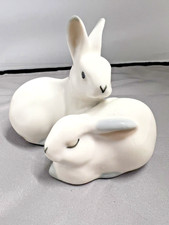 Pair of Rabbits Figurine