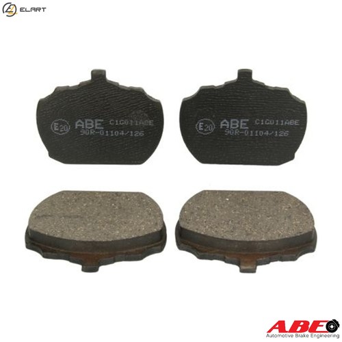 Brake pad set - pad,