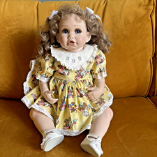 Hamilton Collection Cindy Marschner Rolfe Angel Love Girl Doll 20" Teddy Dressed