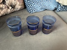 Blue Gold Vintage Drinking