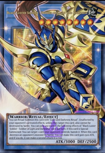 Yugioh black luster - yugioh!,