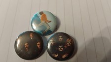 Queen Pin Badges Set of 3 25mm