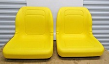 PAIR JOHN DEERE GATOR UTILITY VEHICLE SEAT VG11696 HPX CX XUV 855D YELLOW