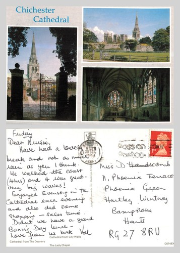 Postcard chichester - -,