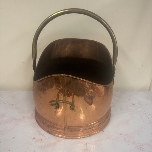 Vintage copper brass log - copper/brass,