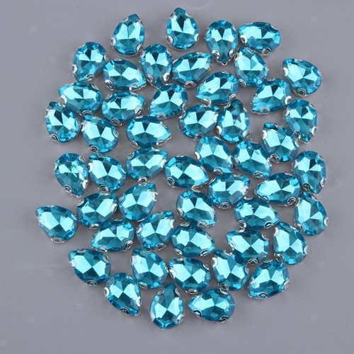 50pcs 10mmx14mm resin teardrop - 10mmx14mm,
