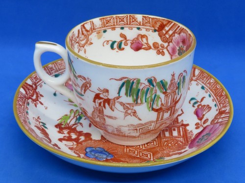 Orange chinoiserie design