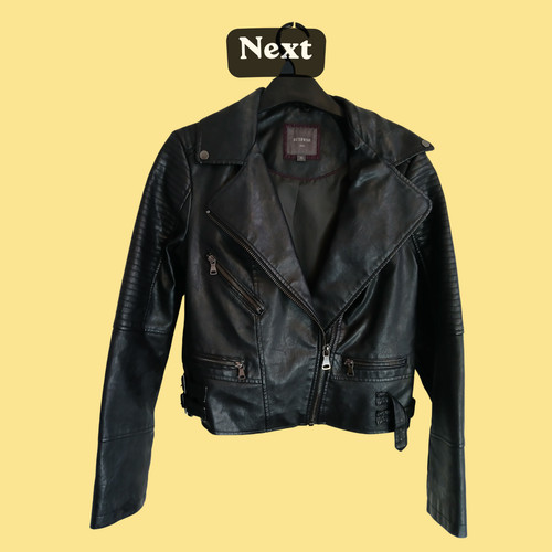 Next faux leather biker - next,