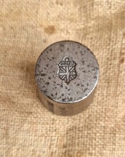 GT BRITAIN Vintage Metal Die Stamp Badge Making Silver Travel Charm Tools