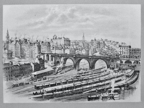 Edinburgh railway station - edinburgh,