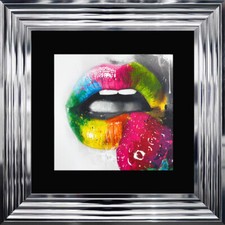 Patrice Murciano Fruity Kiss II Framed Print 55cm x 55cm Choice of frame Colour