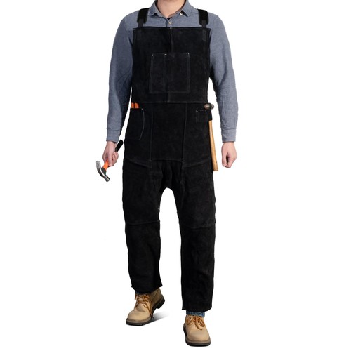 Leather welding apron - welding, split