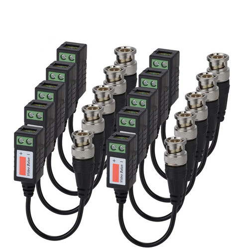 Pairs cctv video balun bnc - pairs,