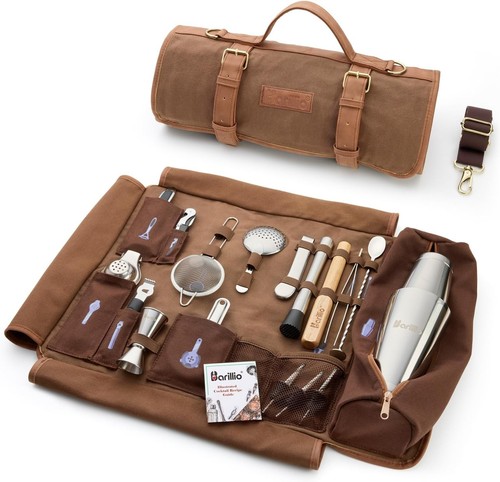 Travel bartender kit with - bartender,