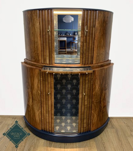 Art deco cocktail cabinet - deco,