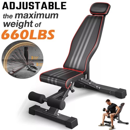 Weight bench adjustable - bench,