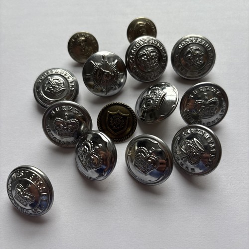 Mixed police buttons - buttons.,