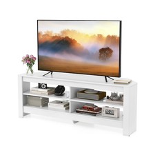 Corner TV Stand with Power