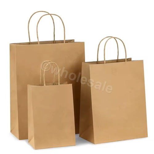 Paper bags brown kraft carrier - paper,