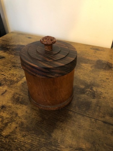 Vintage wooden treen tobacco - wooden,