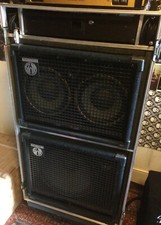 SWR "Workingman" Bass 2x10 and 1x15 Cabinets in custom made flight case