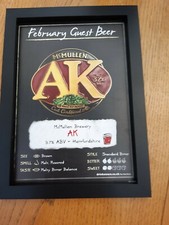 McMullen AK Real Ale Framed