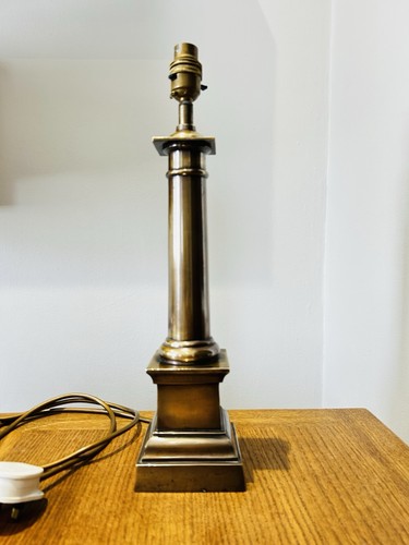 Antique vintage brass column - antique/vintage,