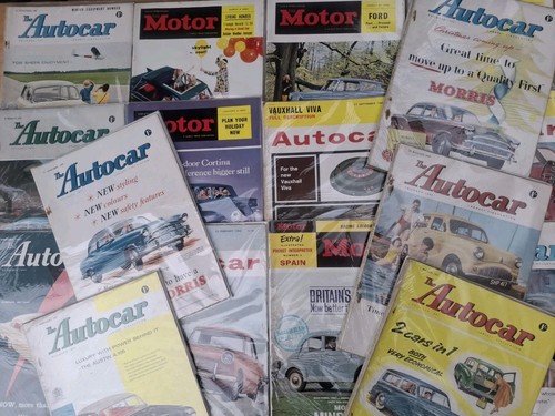 Vintage car magazines - vintage,