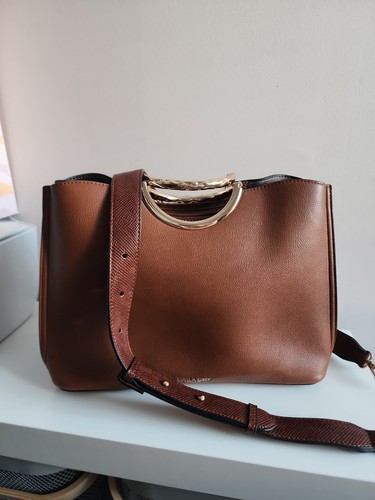 Luella grey brown bag - grey, with