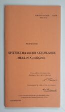 6167 Reproduction Pilot's Notes Spitfire IIA And IIB