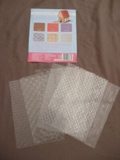 texture mats set of 6 Culpitt, cake decorating, new