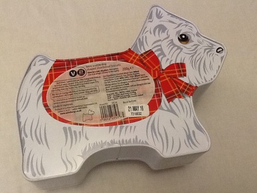 Scottie dog shaped biscuit - scottie,