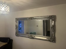 Large Silver Glass Rectangle