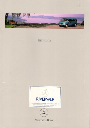 Mercedes benz class 1998 99 - v-class, 1998-99