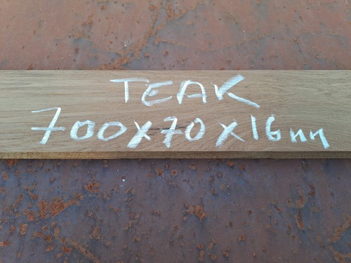 Burmese teak wood blank - teak,