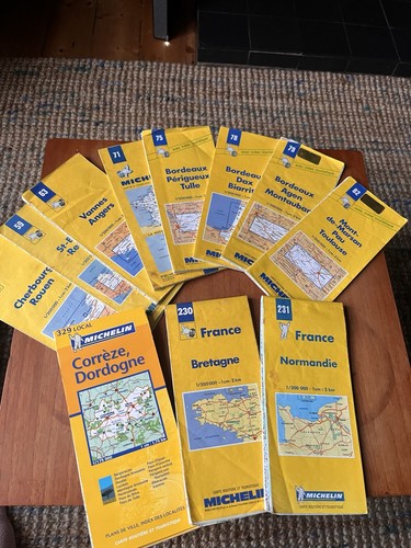 Vintage michelin france - michelin, maps