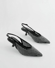 Black sparkly heels kitten