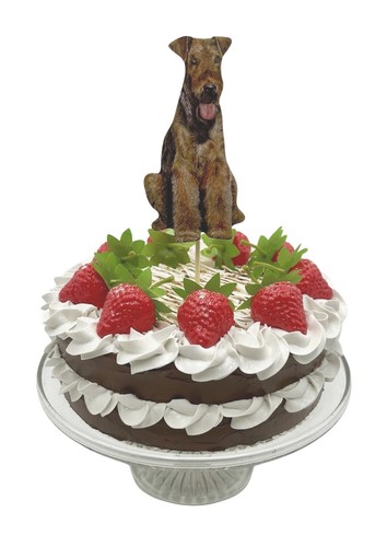 Airedale terrier cake - airedale,