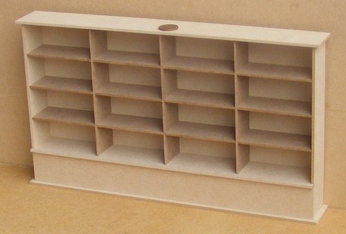 Dolls house wooden - wooden, quadruple